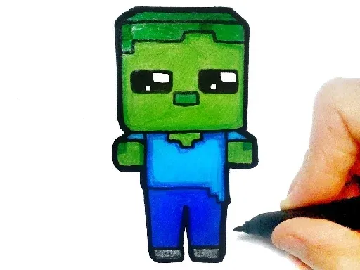 Easy Kids Coloring Minecraft thumbnail