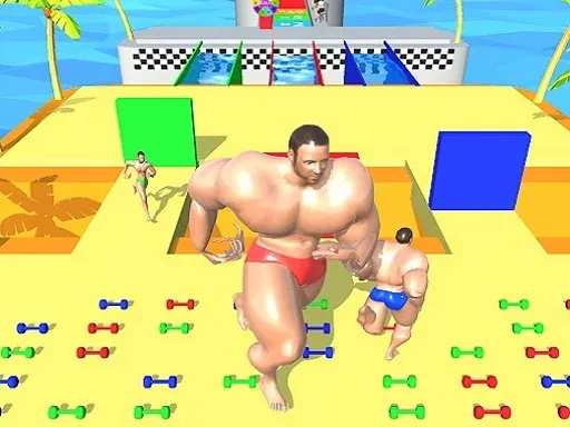 Muscle Race 3D : Smash Running Game