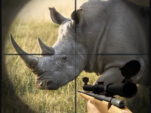 Rhino Hunter Shooting Strike